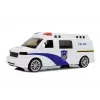 LEAN TOYS Auto sanitka naťahovacia so svetlom a zvukom