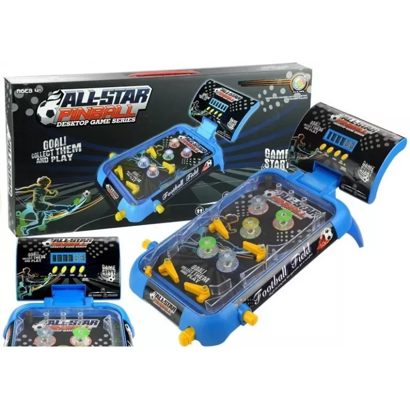 LEAN TOYS Pinball arkádová hra flipper svetlá zvuky 53cm