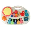 LEAN TOYS vzdelávacie piano Keys Instruments Butterflies vzdelávací hudobný panel