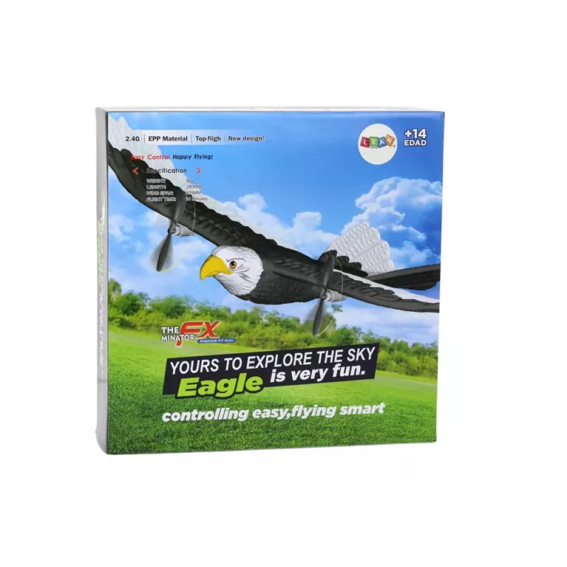 LEAN TOYS Eagle Bird diaľkovo ovládané RC lietadlo 2.4G 41cm x 28cm x 5cm