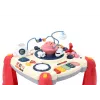 LEAN TOYS Interaktívny vzdelávací stolík detský panel klavír Space červený