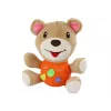 LEAN TOYS Teddy Bear interaktívny medvedík oranžový hrajúci 23 cm