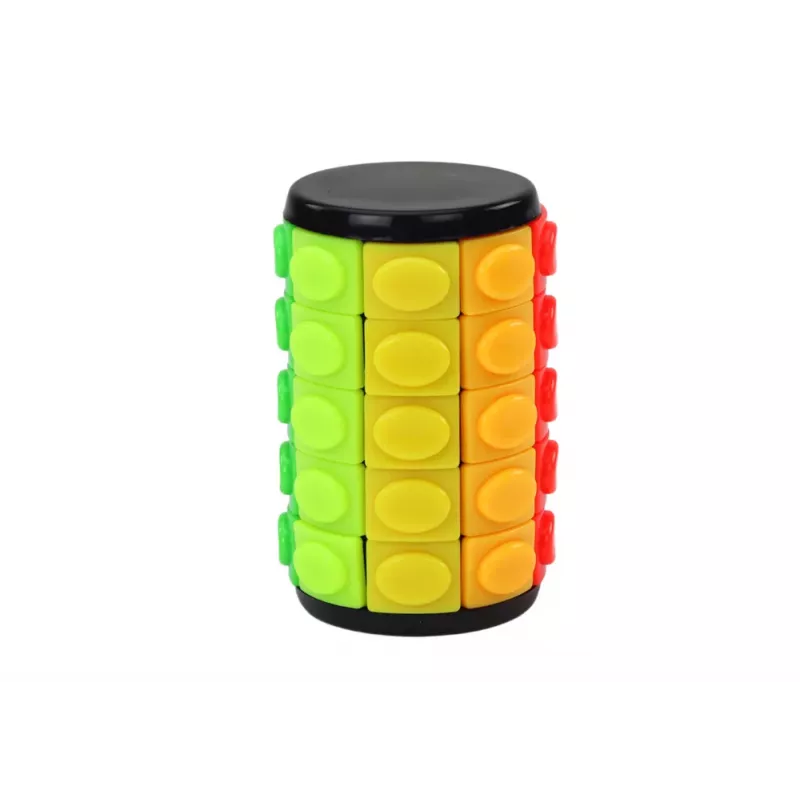 LEAN TOYS Sada valcových logických puzzle 3 úrovne obtiažnosti
