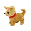 LEAN TOYS Plyšový pes interaktívny béžový