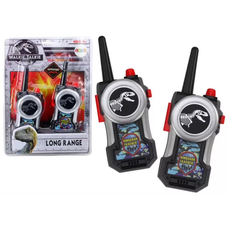 LEAN TOYS Vysielačka dinosaurus tracker dosah 30-80m
