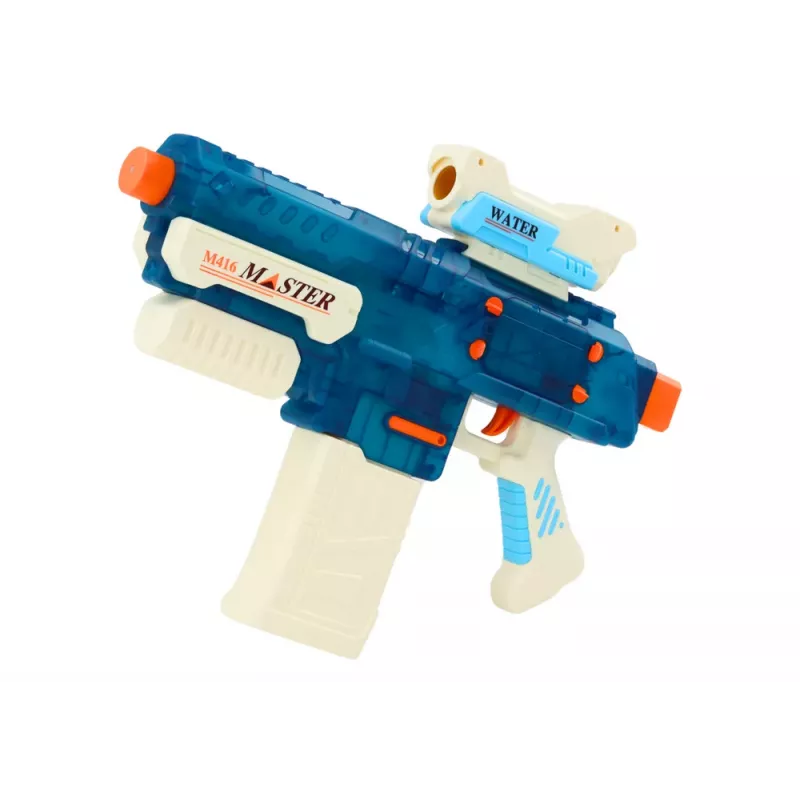 LEAN TOYS Puška nabíjacia vodná pištoľ M416 500 ml dostrel 8-10 m