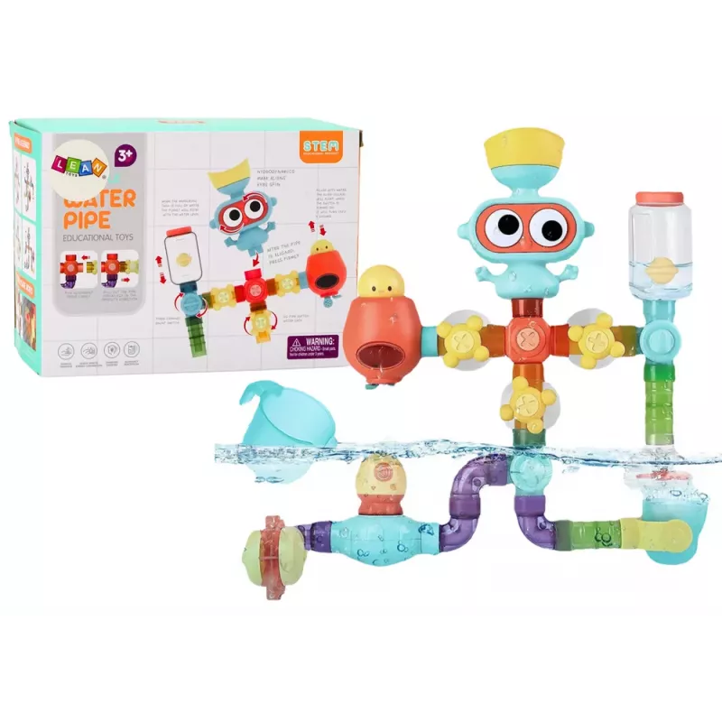LEAN TOYS Interaktívna vzdelávacia vodná hračka, Planet Man