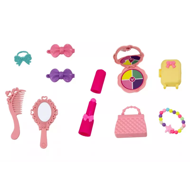 LEAN TOYS Balerína bábika ružová balerína príslušenstvo šaty súprava