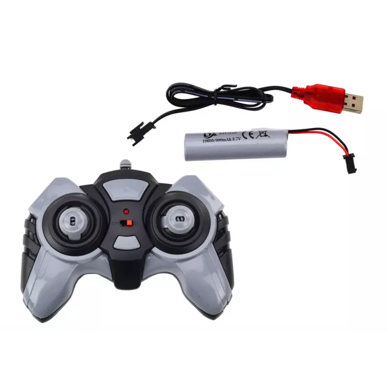 LEAN TOYS Diaľkovo ovládaný traktor RC 2.4G zvuky modrá