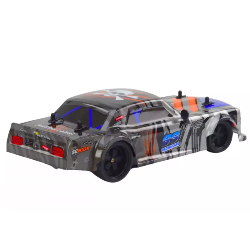 LEAN TOYS Diaľkovo ovládané športové auto RC 1:18 sivá