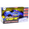 LEAN TOYS Pretekárske auto so svetlom, zvukom a otváracou kapotou modré