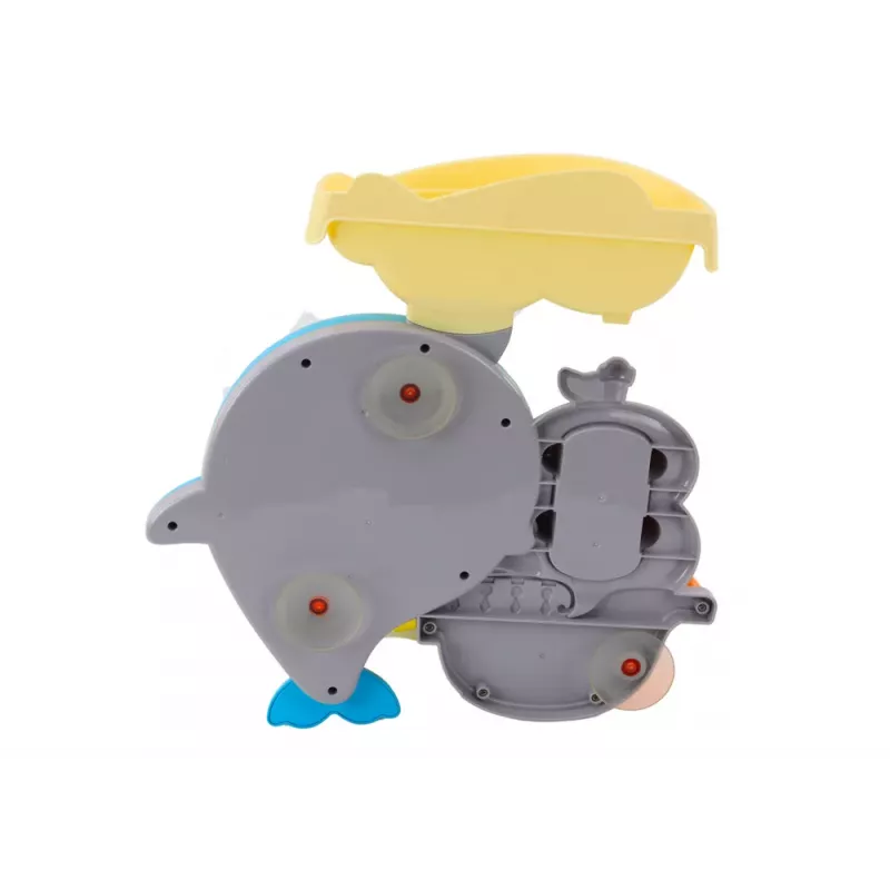 LEAN TOYS Modrá sada vodných hračiek delfín do kúpeľa