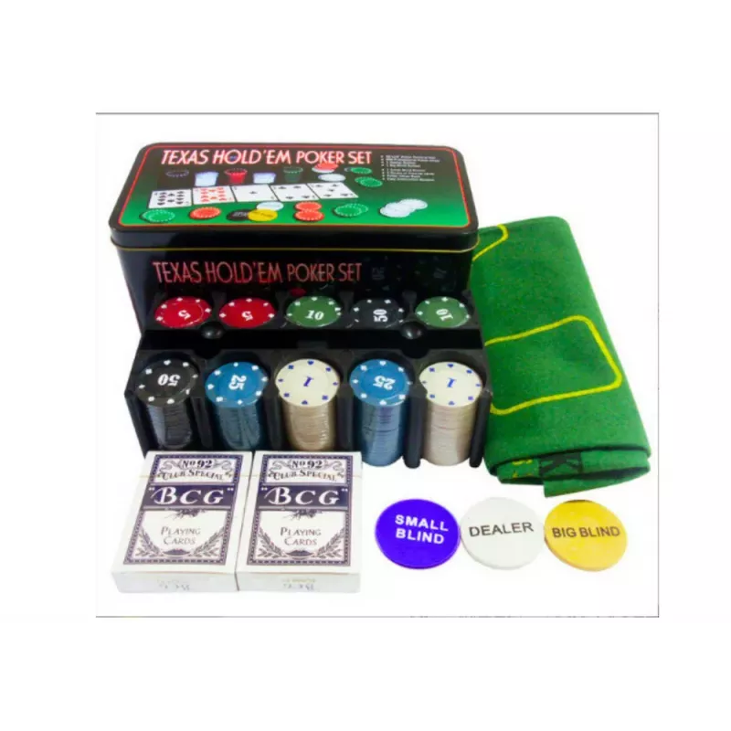 LEAN TOYS Sada na poker 2 balíčky kariet žetóny hracia doska