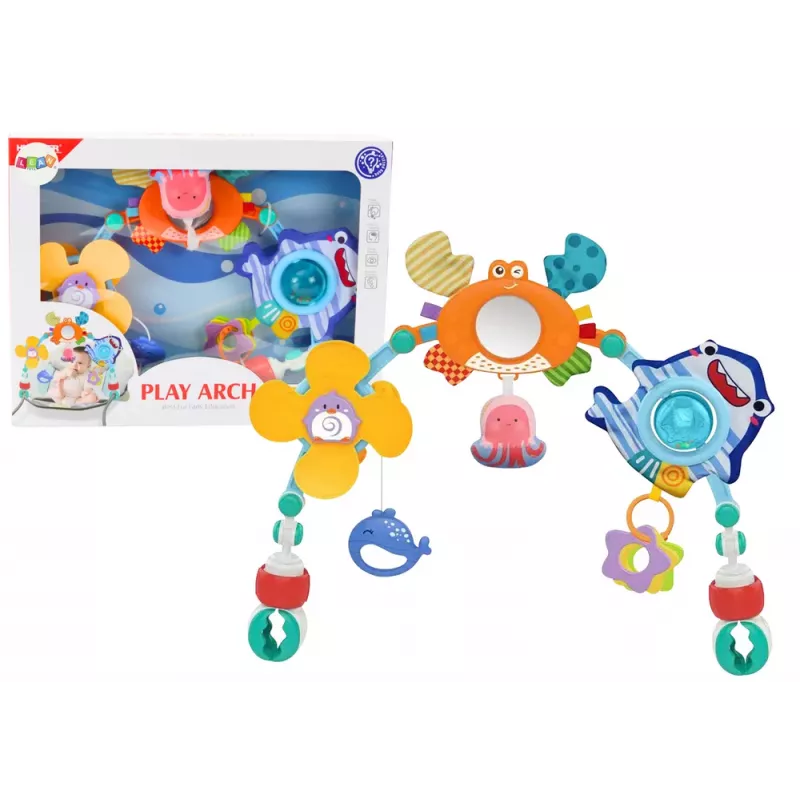 LEAN TOYS závesná postieľka hojdacia morské zvieratá oceán