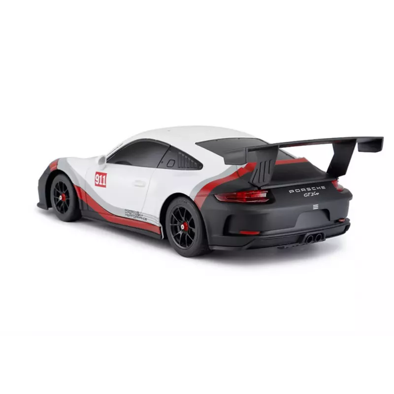 RC auto 1:18 Rastar Porsche 911 GT3 bielo-sivá