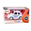 LEAN TOYS Klasické policajné auto 1:38 pohon svetlá zvuky biela