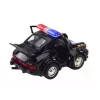 LEAN TOYS Klasické policajné auto 1:38 pohon svetlá zvuky čierna