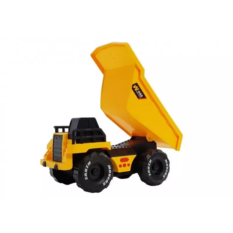 LEAN TOYS Na trenie poháňaný dumper zvuky a svetlá