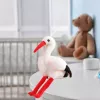 LEAN TOYS Plyšový vták bocian plyšová hračka maskot maznavá hračka 37cm