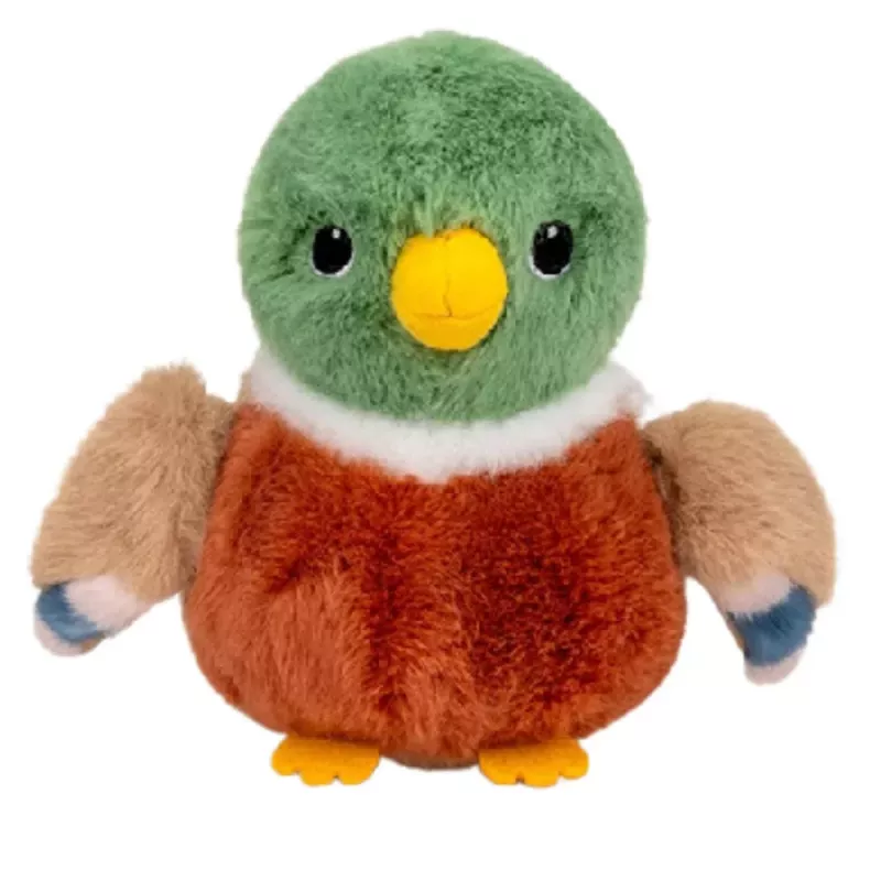 LEAN TOYS plyšová maskot plyšová hračka vták plyšová kačica 12cm