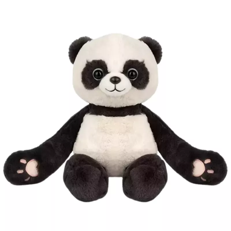 LEAN TOYS Plyšová maskot maznáčik panda s magnetmi 23 cm