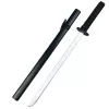 LEAN TOYS Drevená katana meč hračka tréningová rekvizita čierna 70 cm
