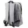 LEAN City Business batoh USB stredná priehradka sivý 14L 40cm