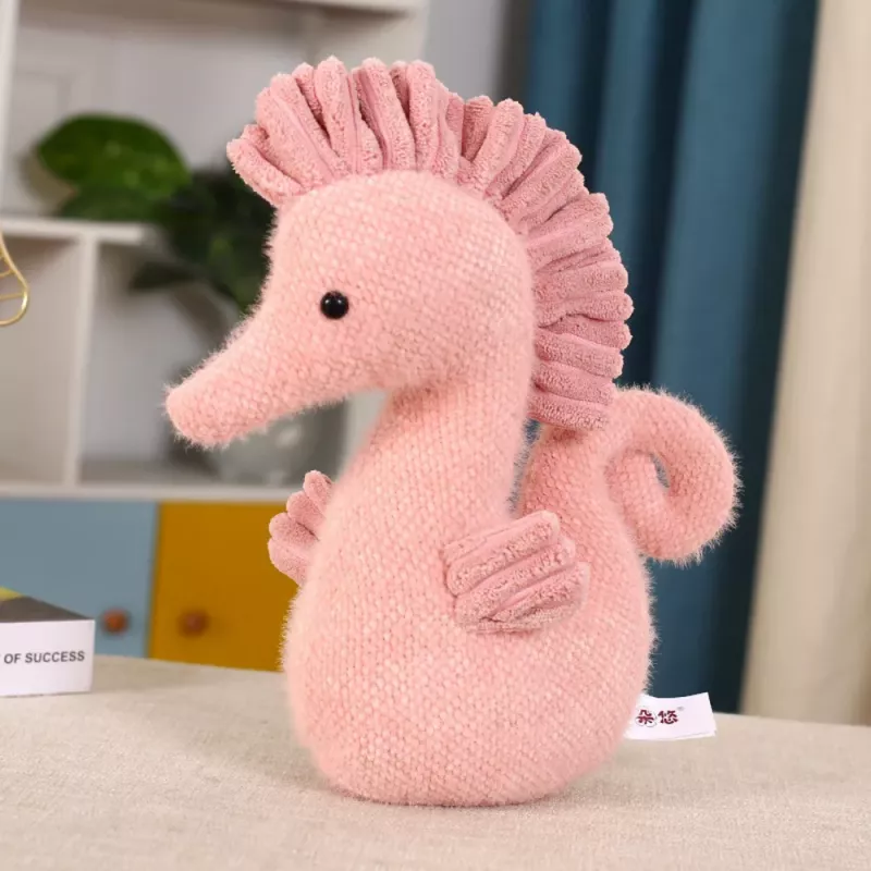 LEAN TOYS plyšová maskot plyšák hroch ružový 25 cm