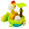 LEAN TOYS Hračka do kúpeľa žirafa senzorická interaktívna prísavky farebná