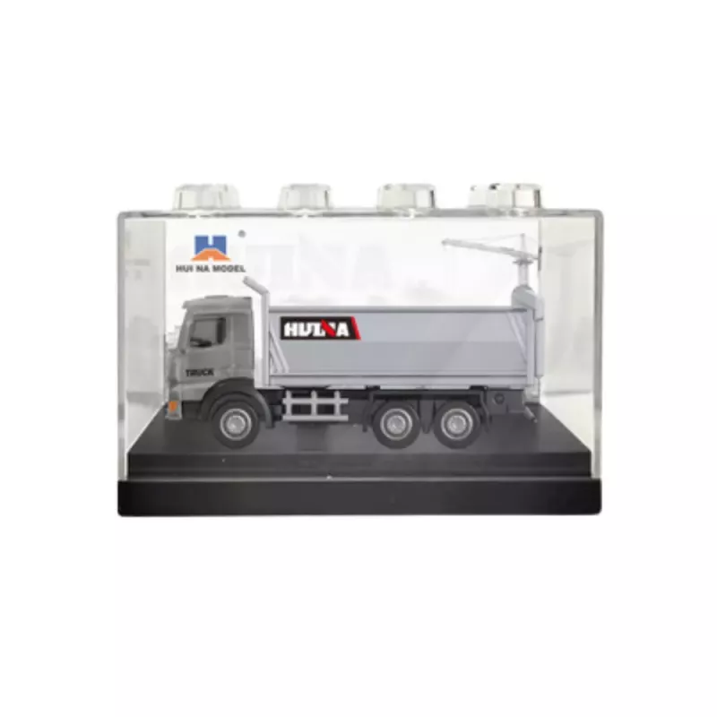 Huina 22731 Sklápacie auto kovový zberateľský model strieborný 1:80