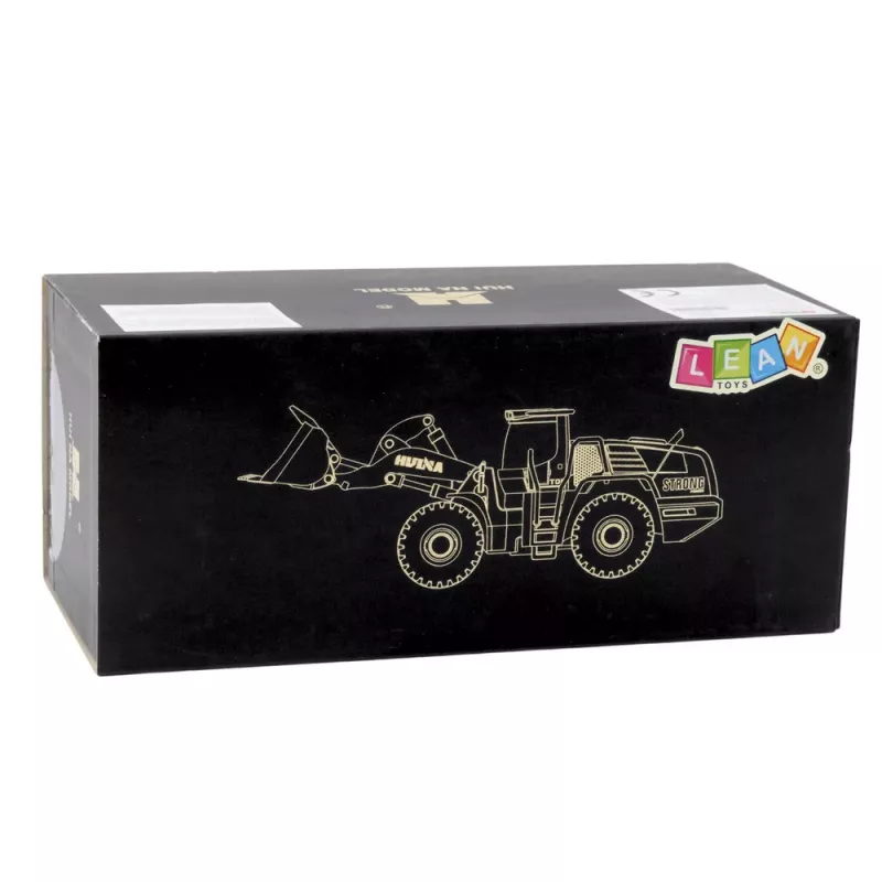 Huina 22756 1:50 rýpadlo-nakladač die-cast kovové stavebné vozidlo žlté