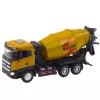 Huina 1:50 domiešavač betónu stavebné vozidlo die-cast kovový khaki