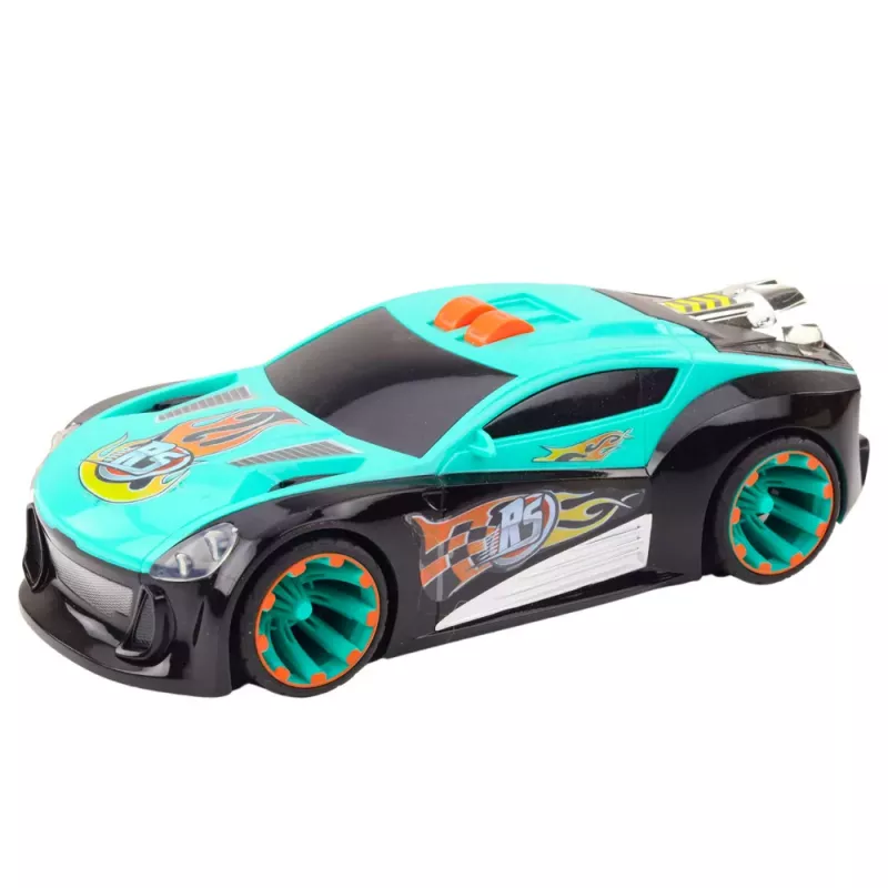 LEAN TOYS Raketové pretekárske auto zadný náhon svetlá zvuky