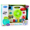LEAN TOYS Panel interaktívny stôl vzdelávací volant 2v1 svetlá zvuky