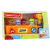 LEAN TOYS Interaktívna hračka farebné kladivo škrečok stavba cesty