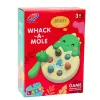 LEAN TOYS Mini Whack A Mole dinosaurové vajíčko zručnostná hra zelená
