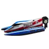 LEAN TOYS RC motorový čln modro-strieborný 14 cm