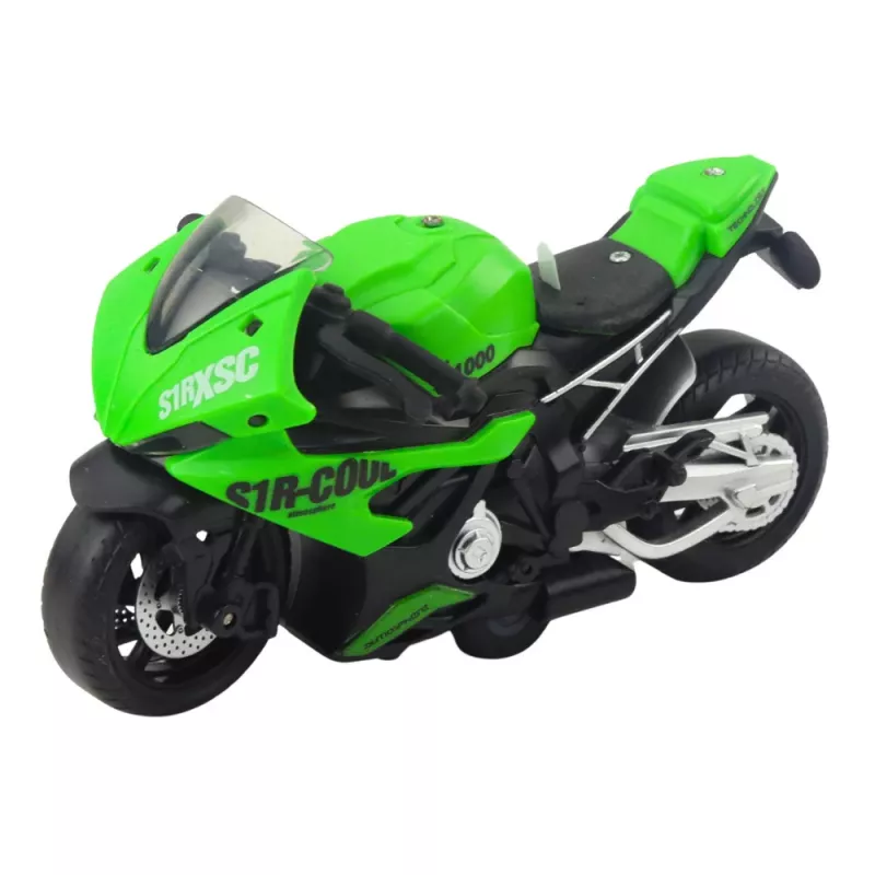 LEAN TOYS Pretekárska športová motorka so svetlami zvukmi mix