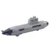 LEAN TOYS Loď ponorka torpédo streľba pohon sivá 28cm