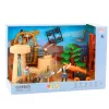 LEAN TOYS Kovbojská sada figúrky Divoký západ kovboj čln kanón