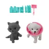 LEAN TOYS Mini bábika veterinár pes mačka ošetrenie sada doplnkov