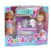 LEAN TOYS Mini bábika veterinár pes mačka ošetrenie sada doplnkov
