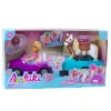 LEAN TOYS Ankiki sada bábik kabriolet s prívesom a koňom