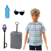 LEAN TOYS Anlily bábika chlapec doplnky kufrík selfie tyč okuliare fľaša