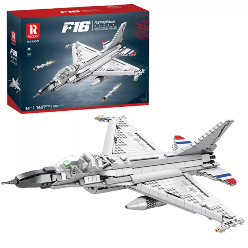 LEAN TOYS Stavebnica F-16 Fighting Falcon, 1427 ks