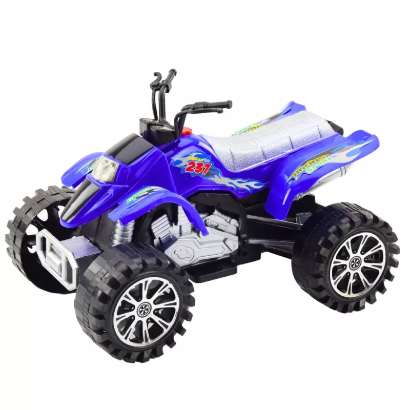 LEAN TOYS Štvorkolka, terénny pohon, pásové kolesá, modrá