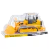LEAN TOYS Pásový buldozér, stavebné vozidlo, pohyblivá lyžica, žltý