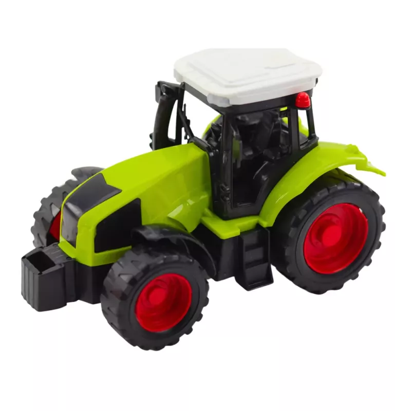 LEAN TOYS Sada poľnohospodársky traktor, farmová cisterna, hrable