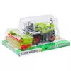 LEAN TOYS Hračkársky kombajn, pohyblivý, s pohonom, zelený