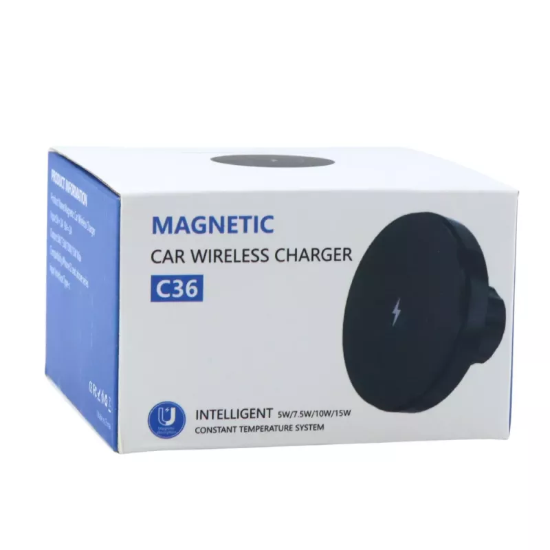 LEAN Magnetický držiak do auta s 15W indukčnou nabíjačkou